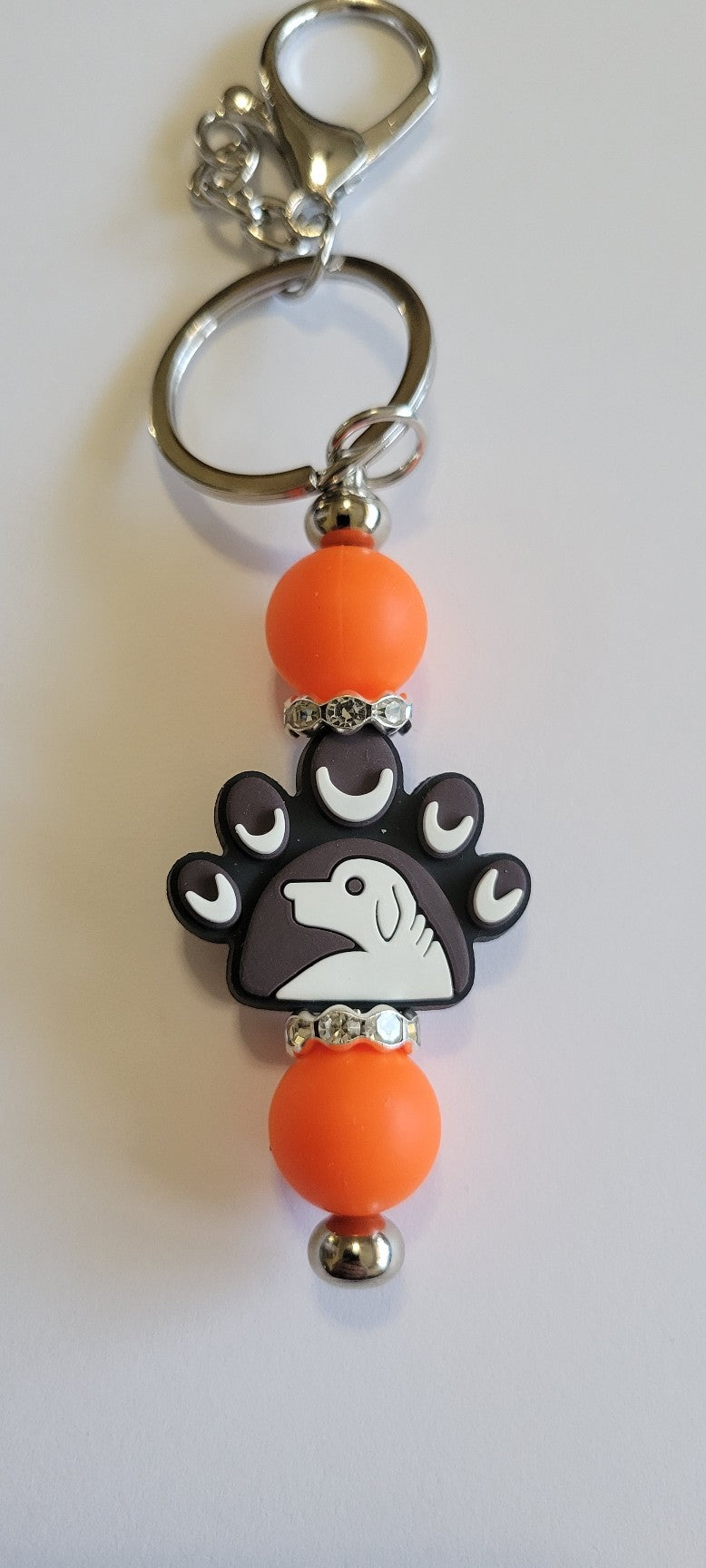 Paw Print Keychain