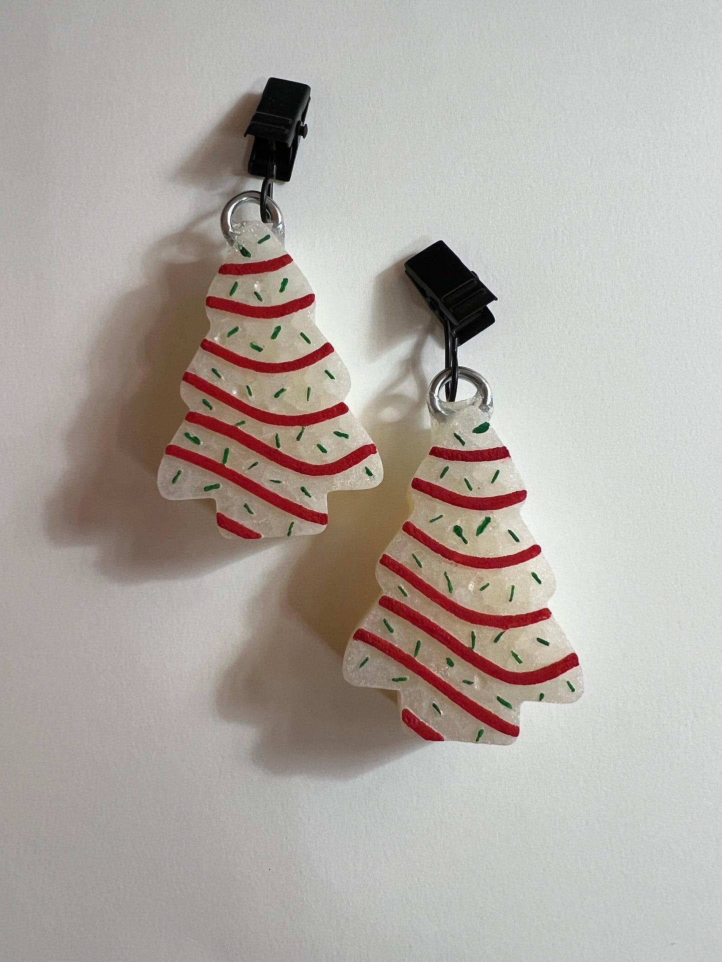 Christmas Tree Snack Cake Vent Clips - Grinchmas Crunch