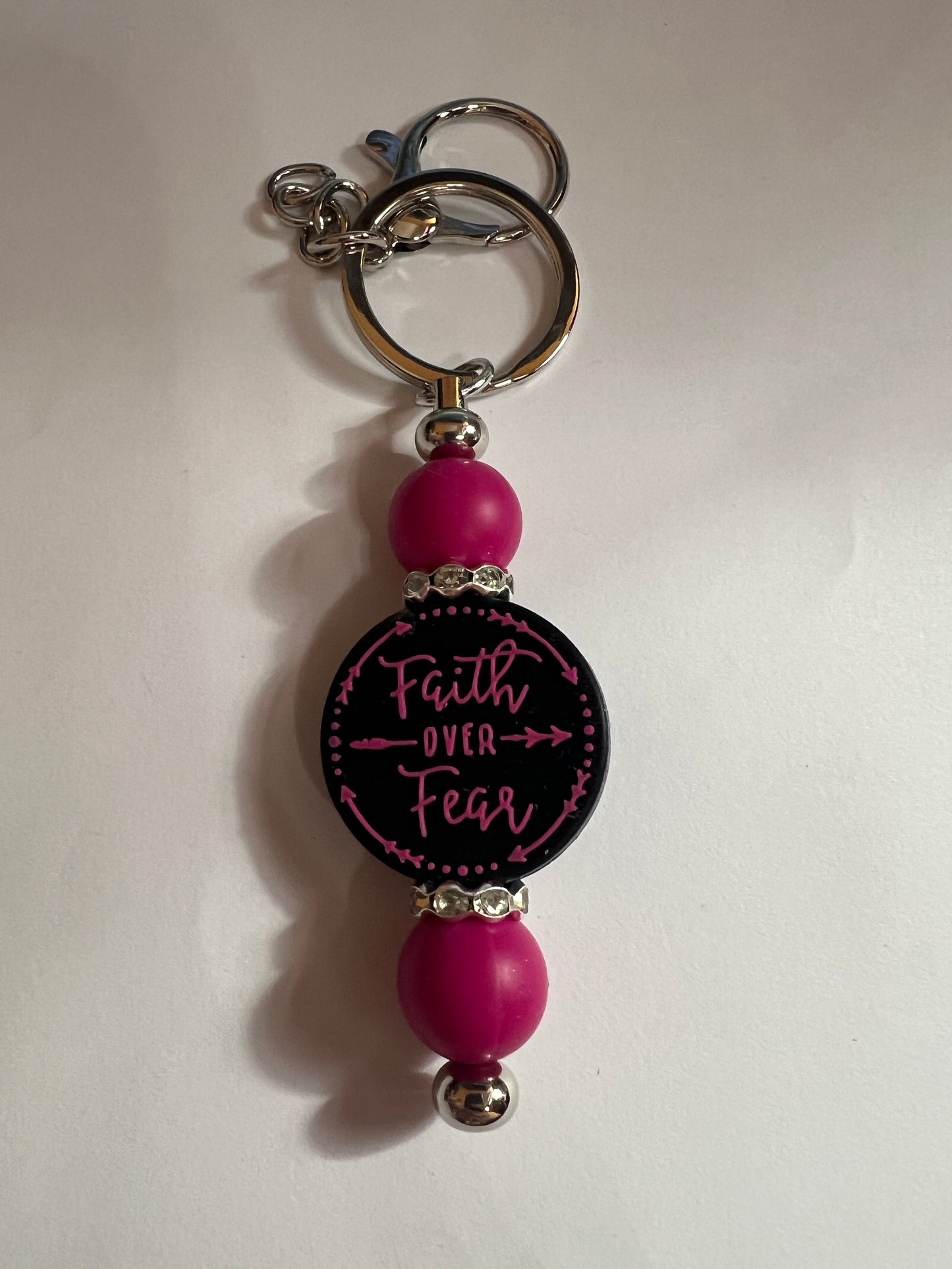 Faith Over Fear Keychain