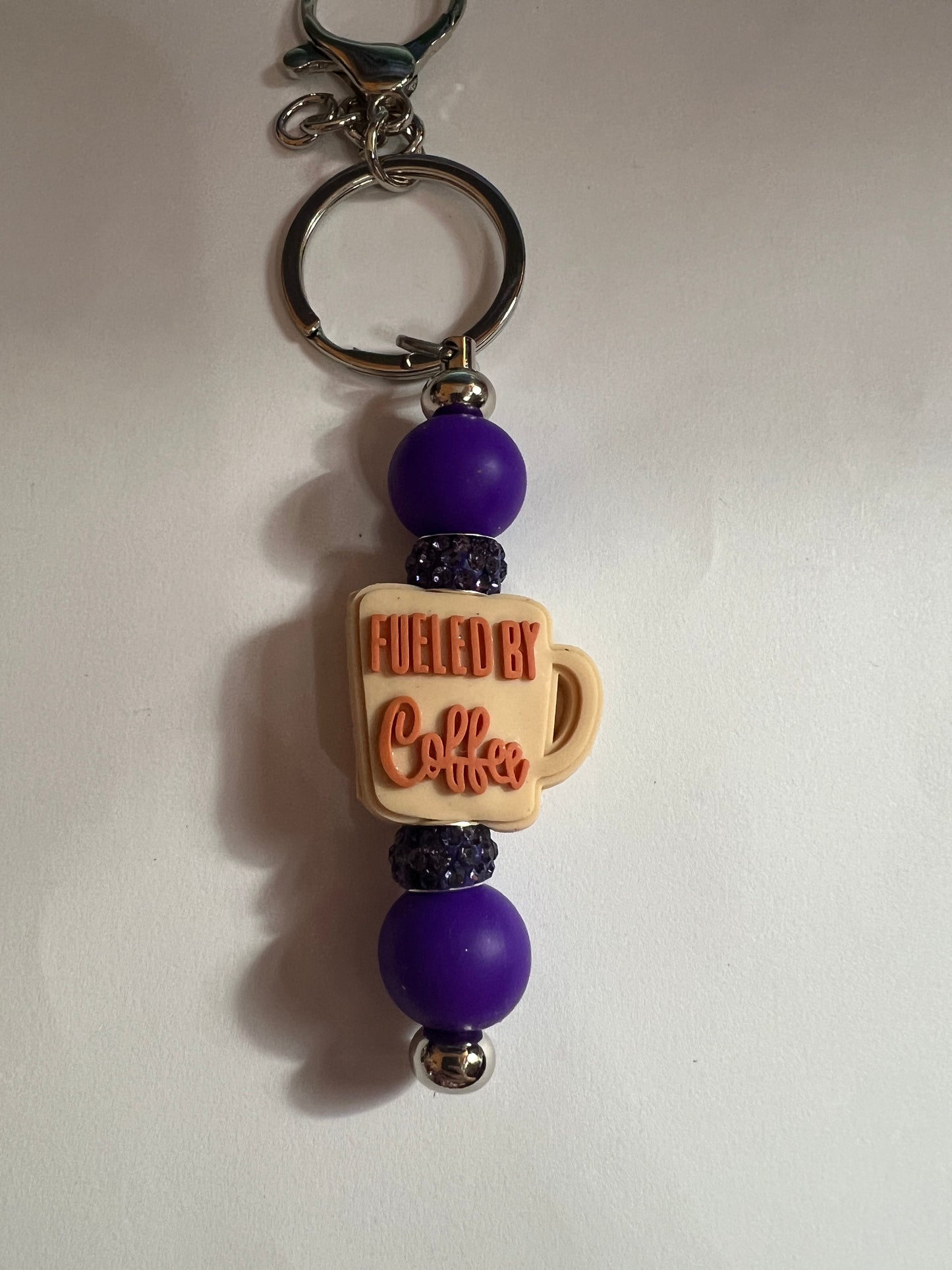 Fueled By Coffee Keychain