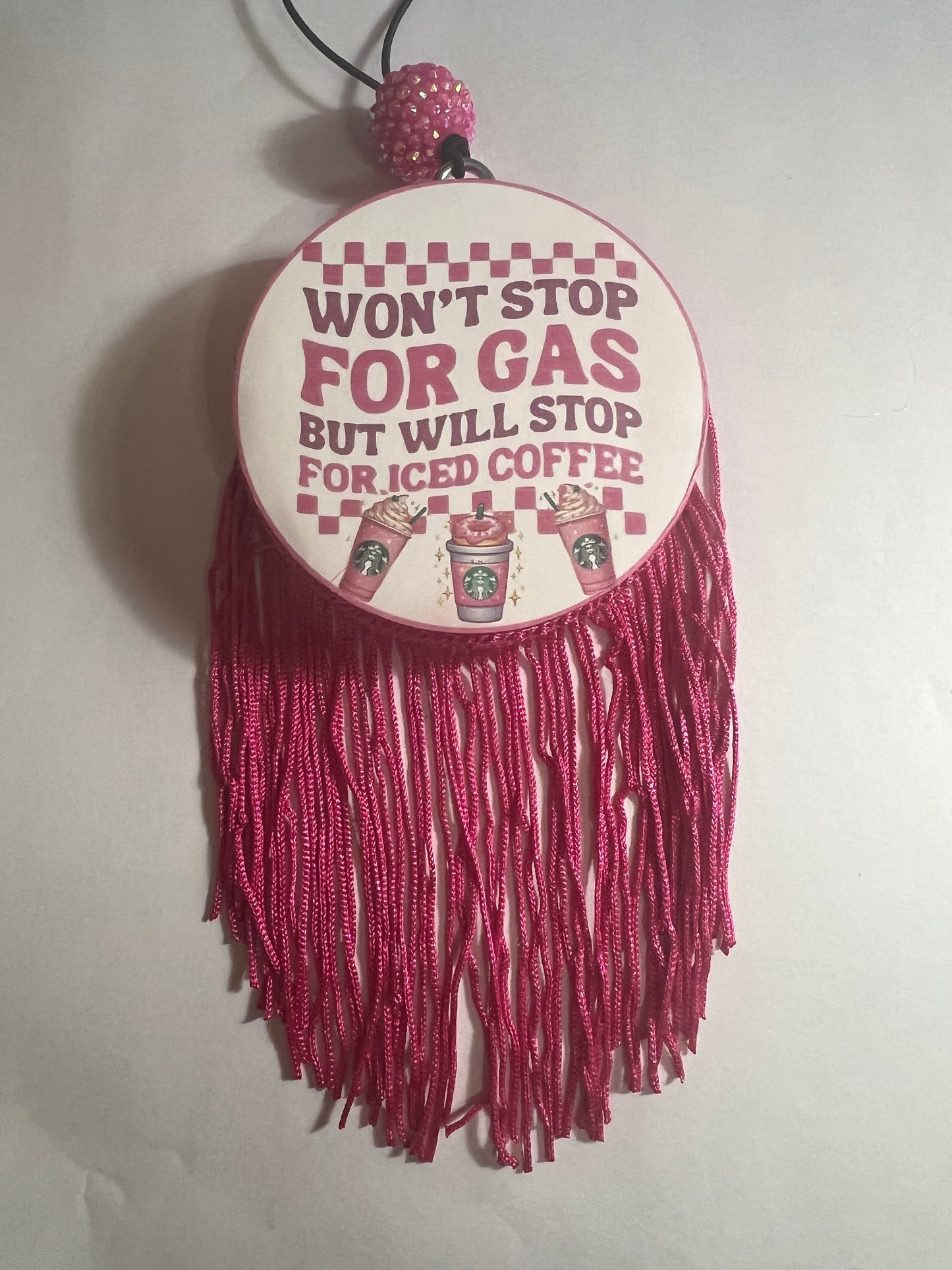 Won't Stop For Gas But Will Stop For Iced Coffee - Watermelon Patch
