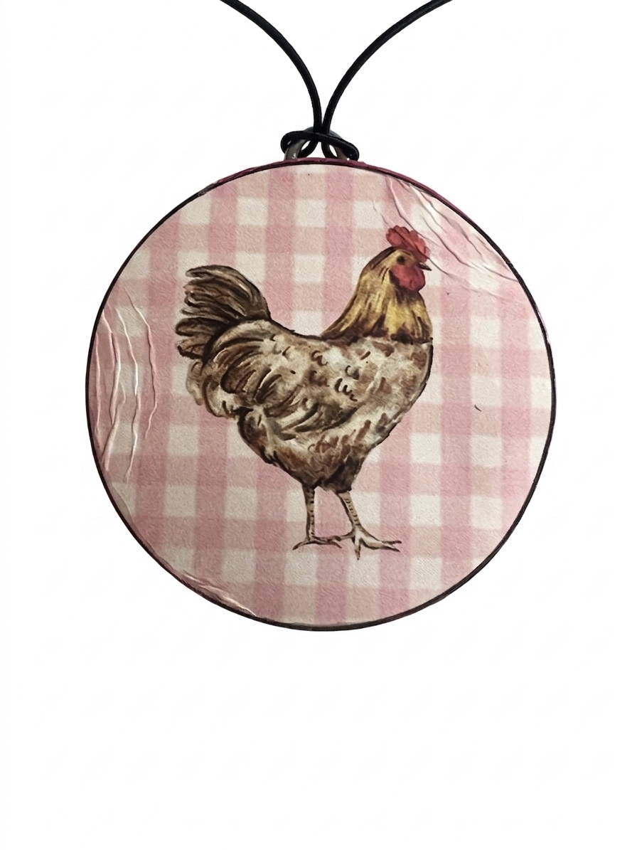 Pink Plaid Chicken - Watermelon Patch