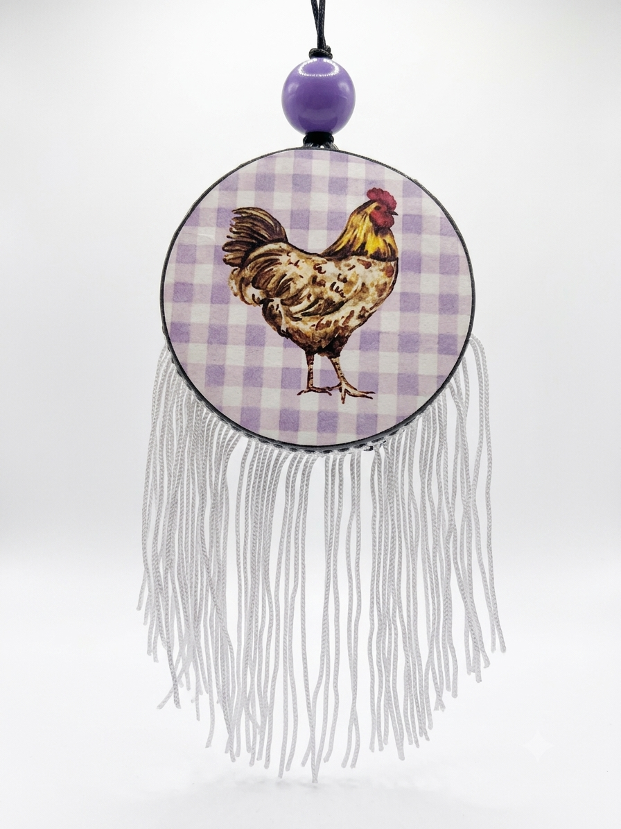 Purple Plaid Chicken - Black Ice