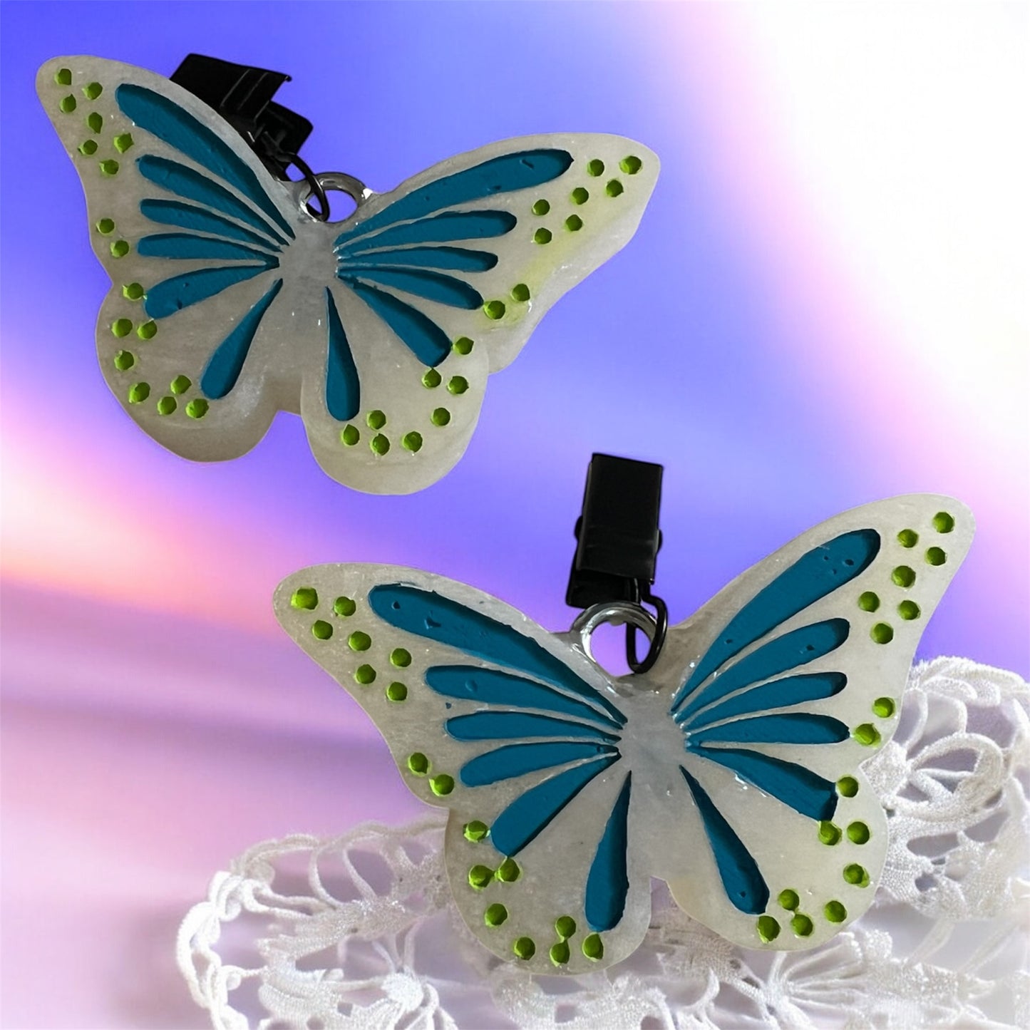 Butterfly Vent Clips - Sugared Lemon Zest