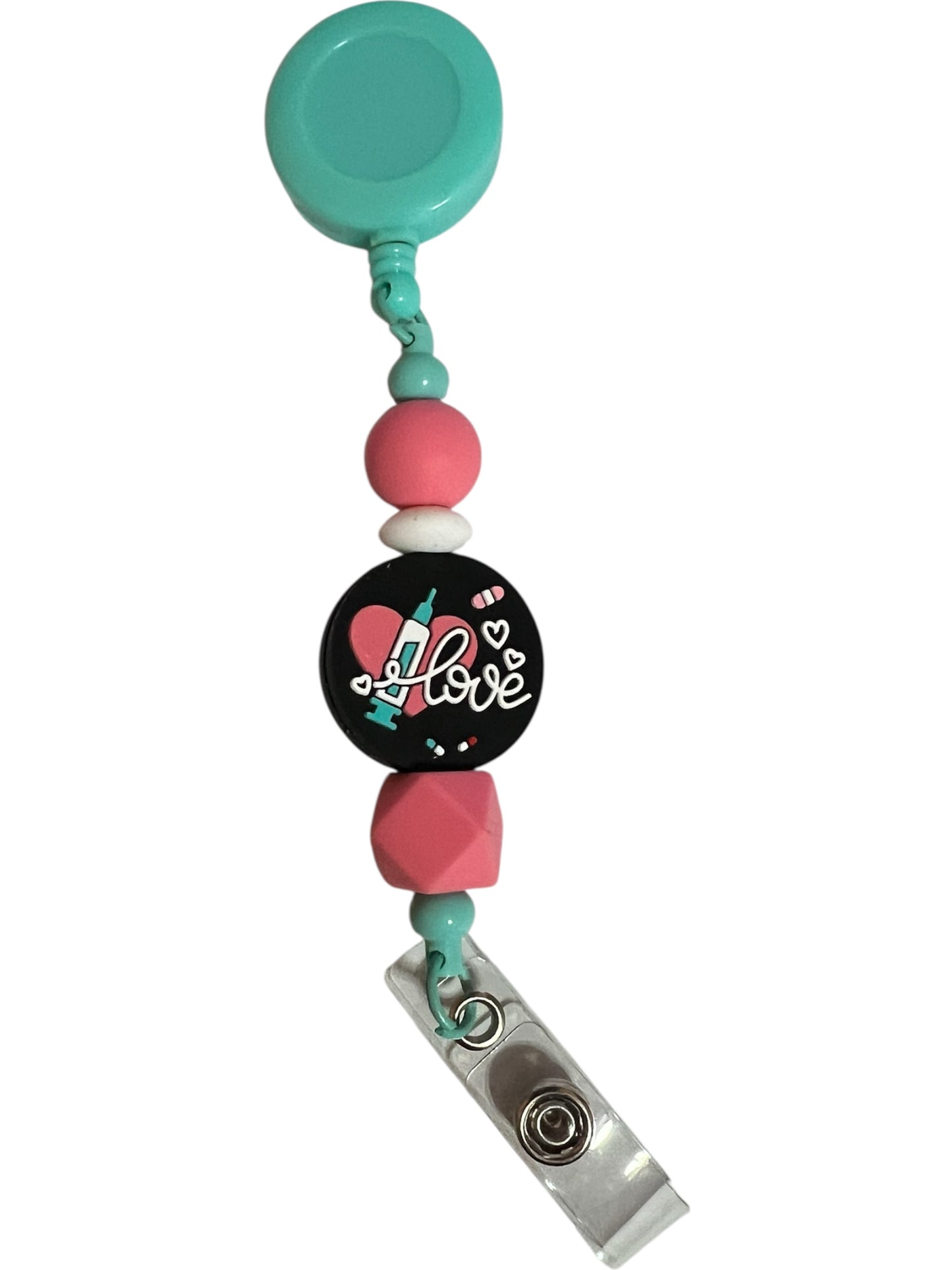 Love Nurse Badge Reel