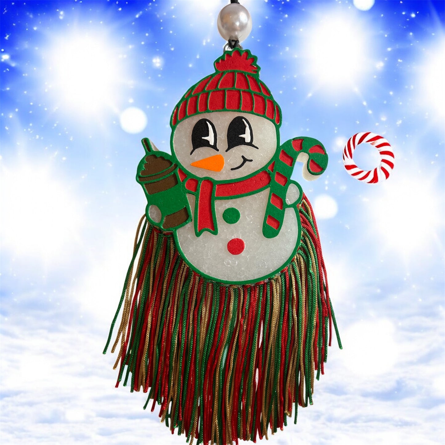 Snowman - Winter Candy Apple