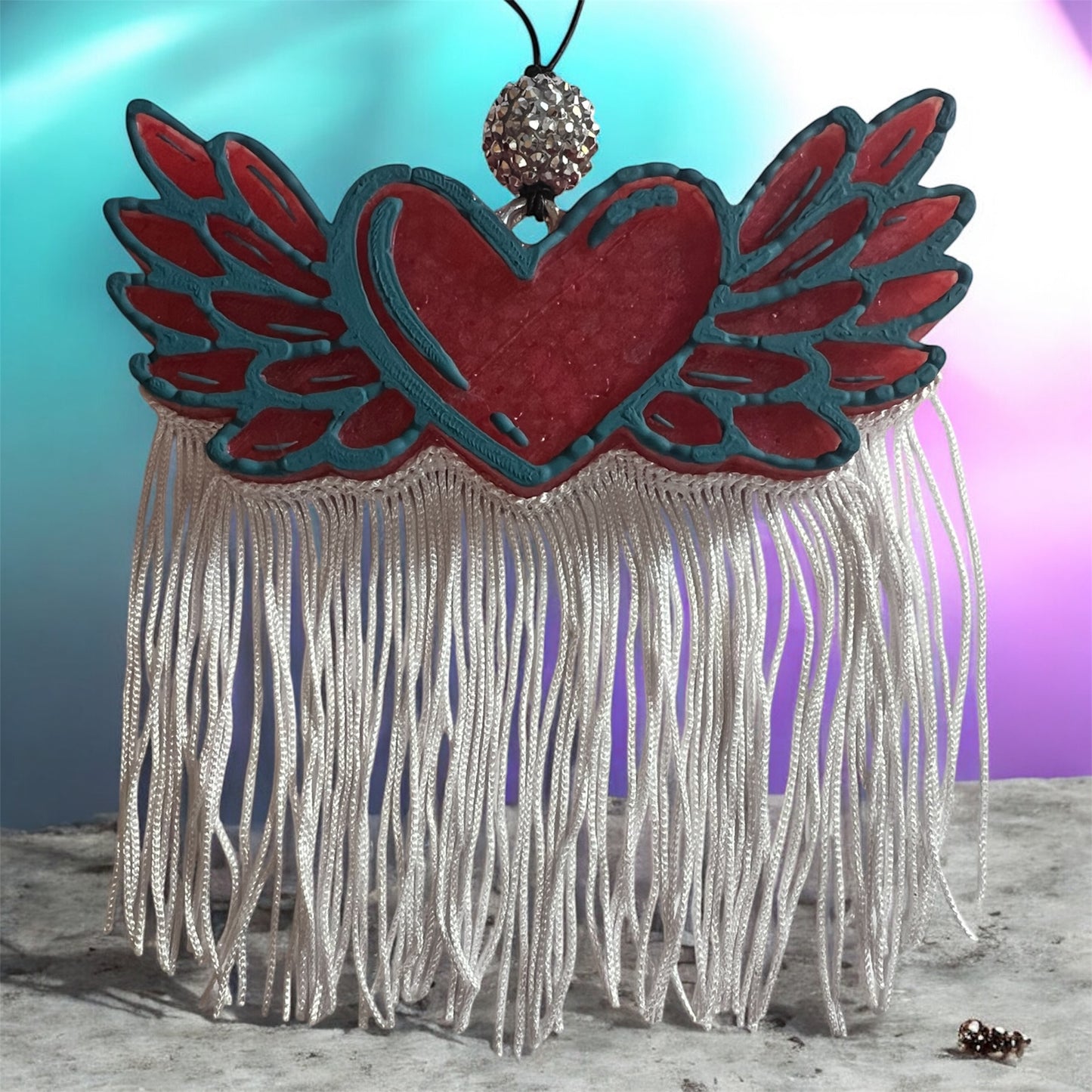 Heart With Wings - Watermelon Patch