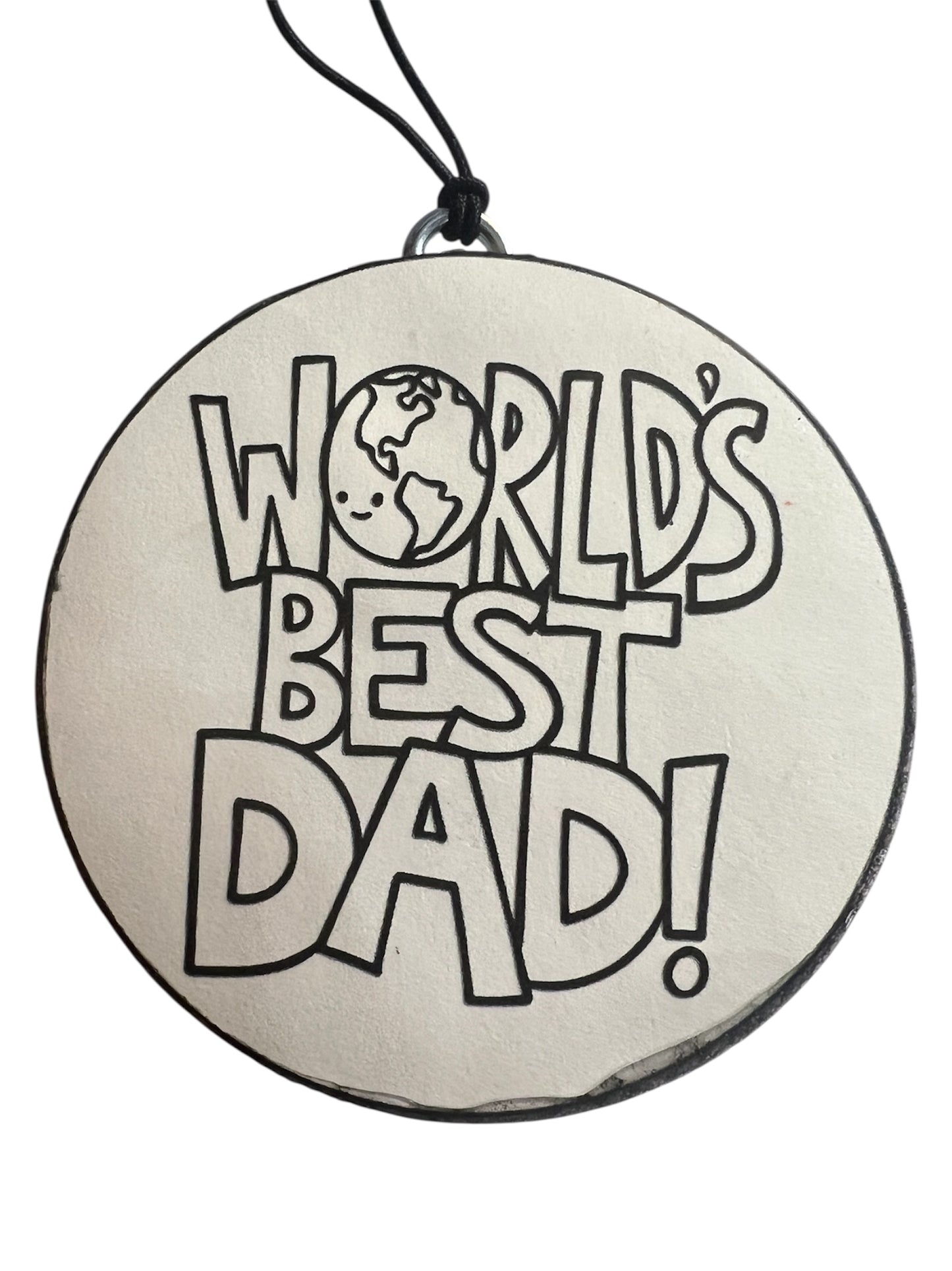 Freshie Coloring Kit - World's Best Dad - Black Ice