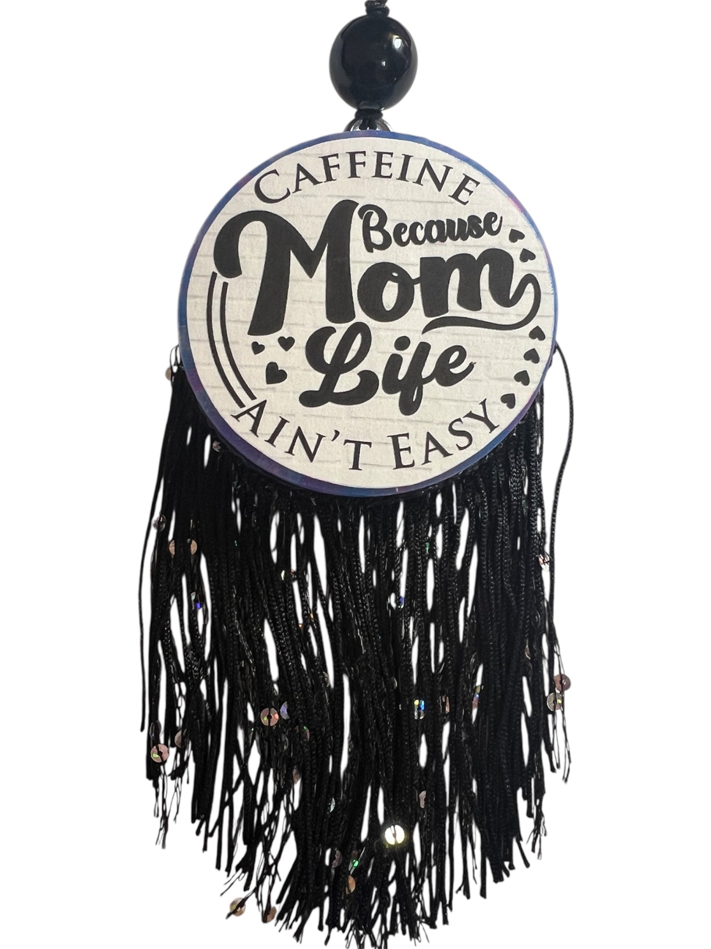 Caffeine Because Mom Life Ain't Easy - Mahogany Teakwood
