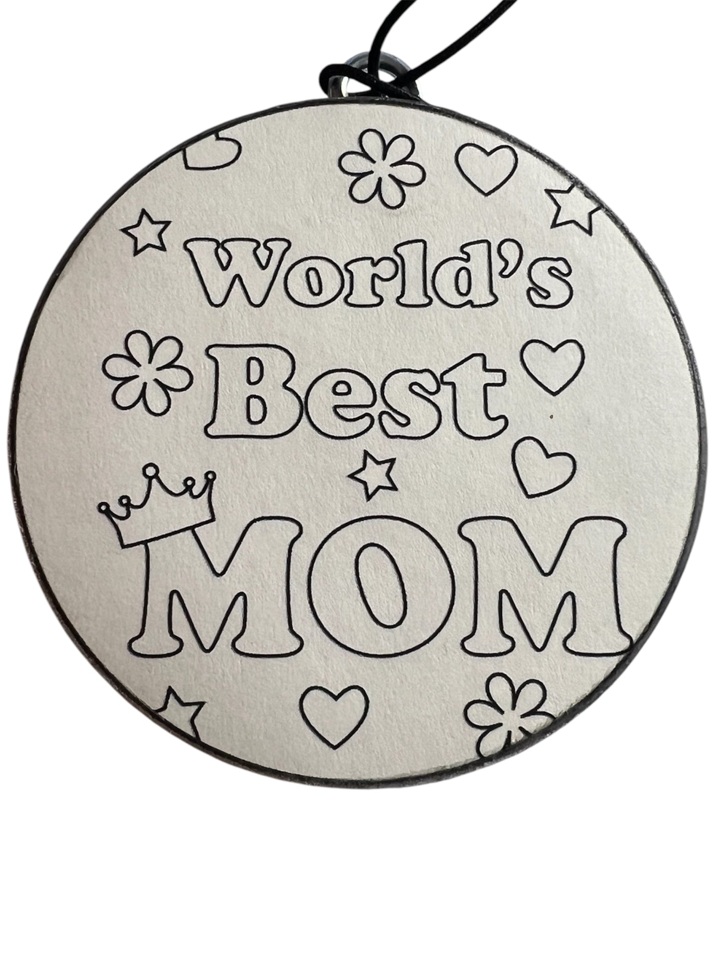 Freshie Coloring Kit - World's Best Mom - Sugared Lemon Zest