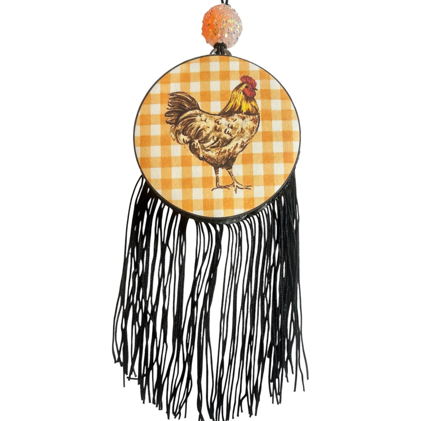 Orange Plaid Chicken - Coffee & Whiskey