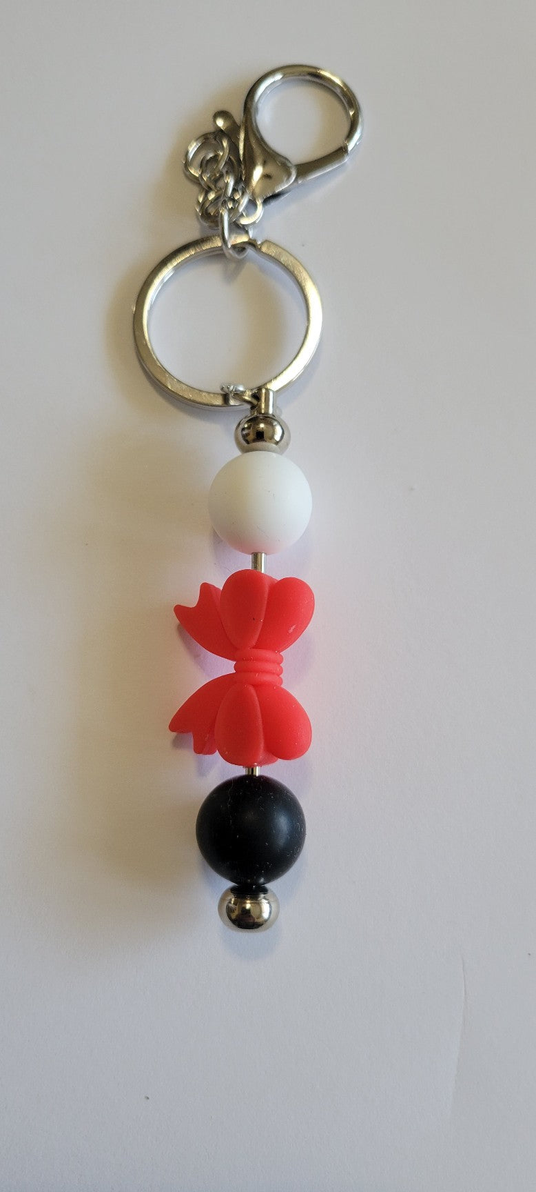 Red Bow Keychain