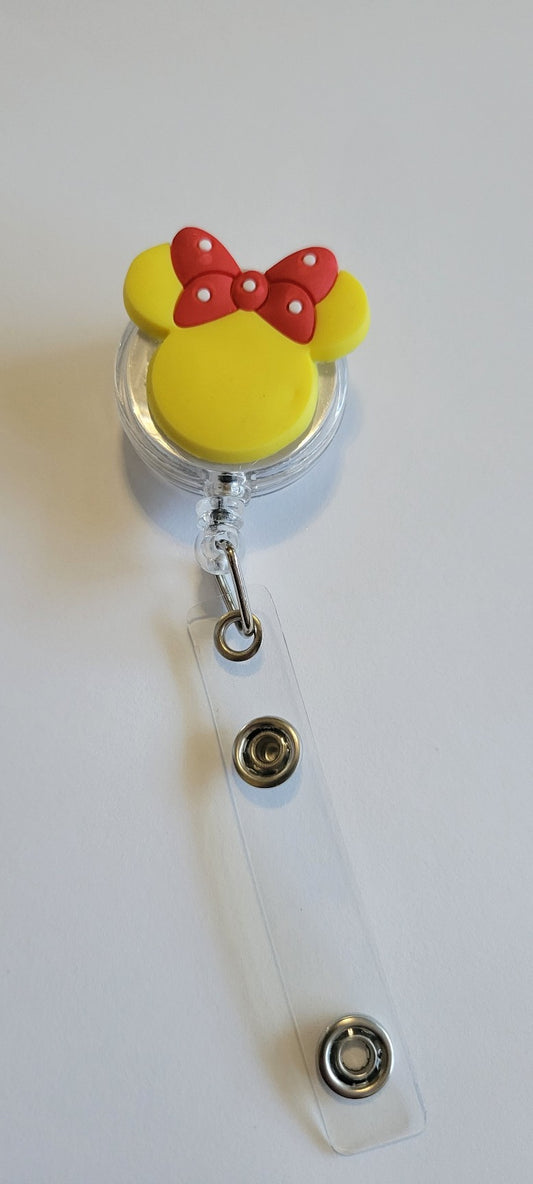 Minnie Mouse Badge Reel