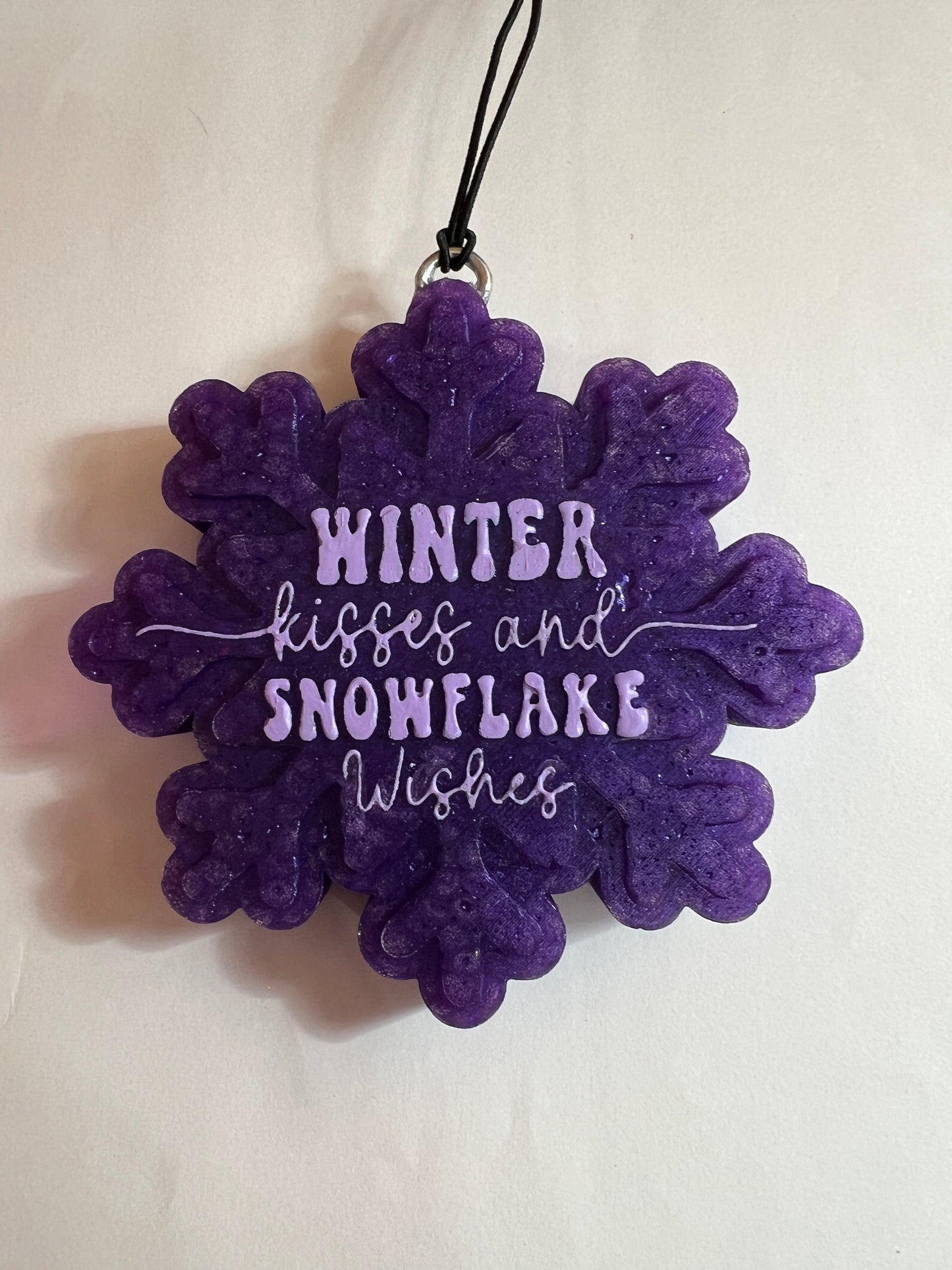 "Winter Kisses and Snowflake Wishes" Snowflake  - Sweet Grace