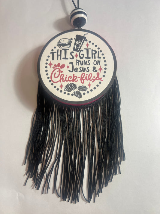 This Girl Runs On Jesus & Chick - Fil - A - Watermelon Patch