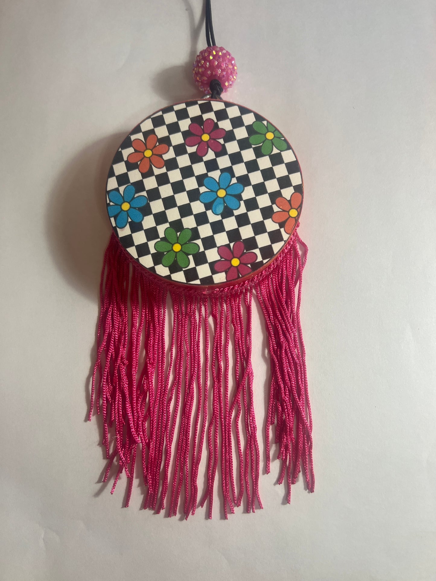 Checkered Flowers - Watermelon Patch