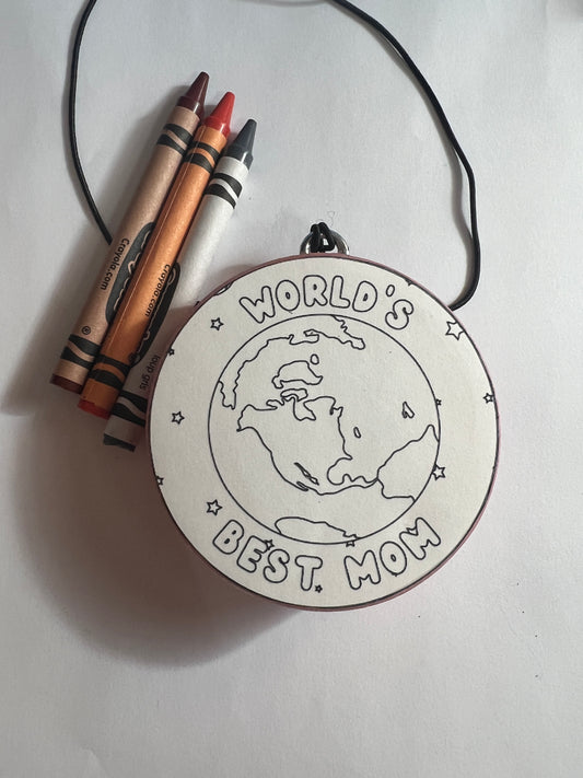 Freshie Coloring Kit - World's Best Mom  - Love Spell