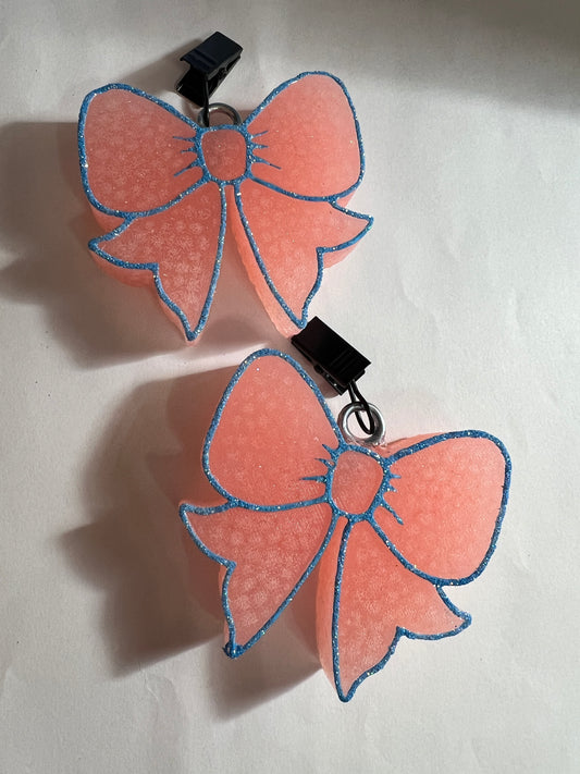 Bow Vent Clips - Watermelon Jolly Rancher