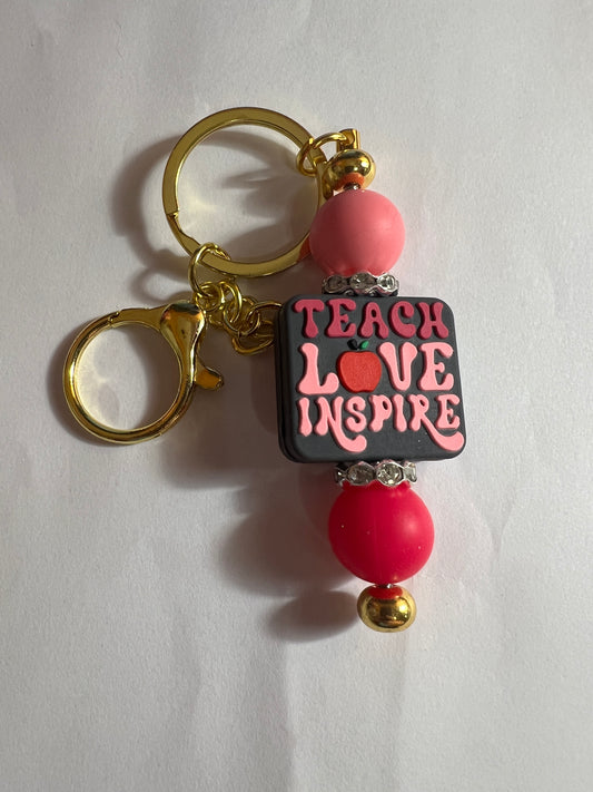 Teach Love Inspire Keychain