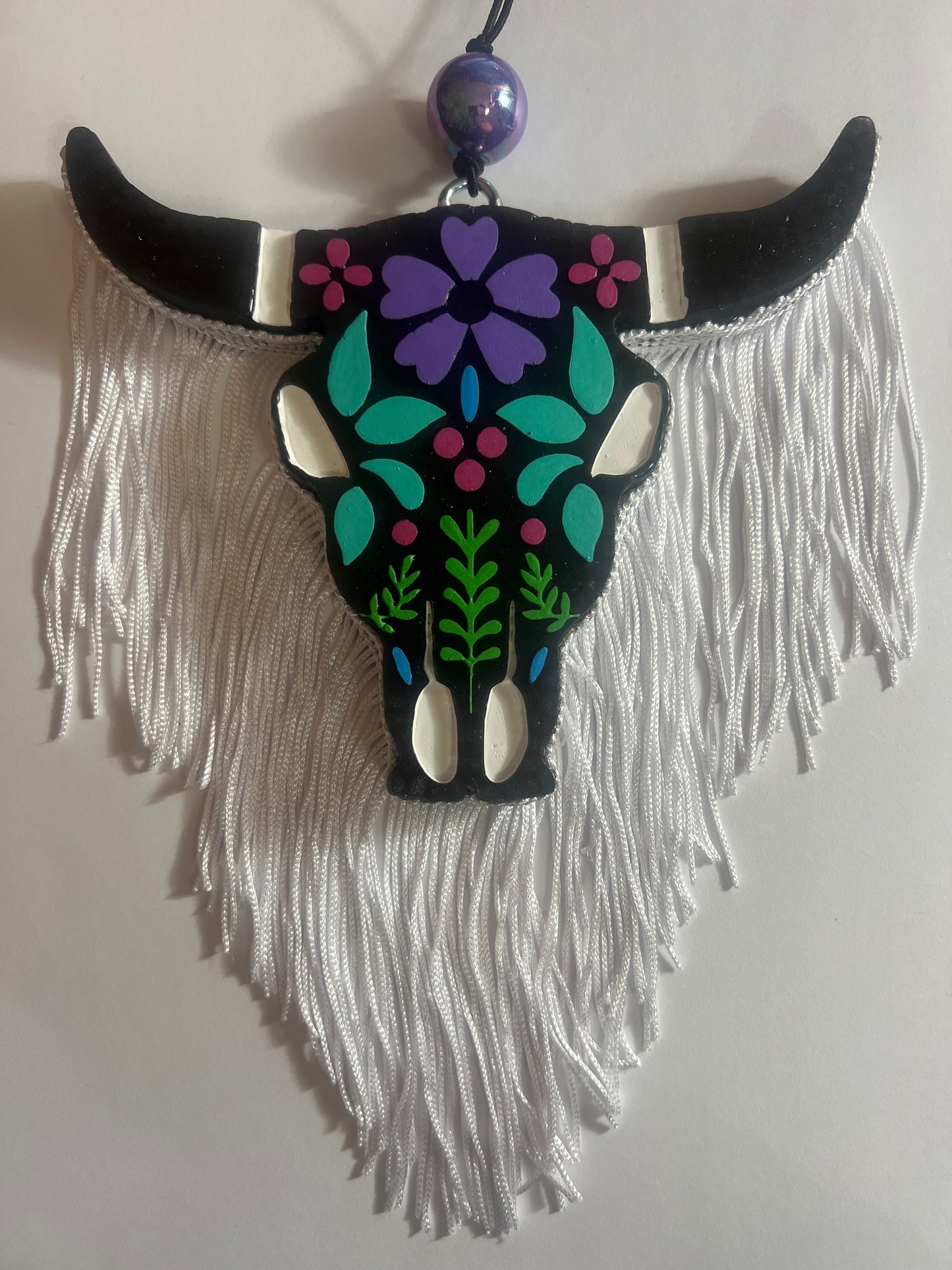 Large Longhorn (Mexican Floral) - Watermelon Jolly Rancher