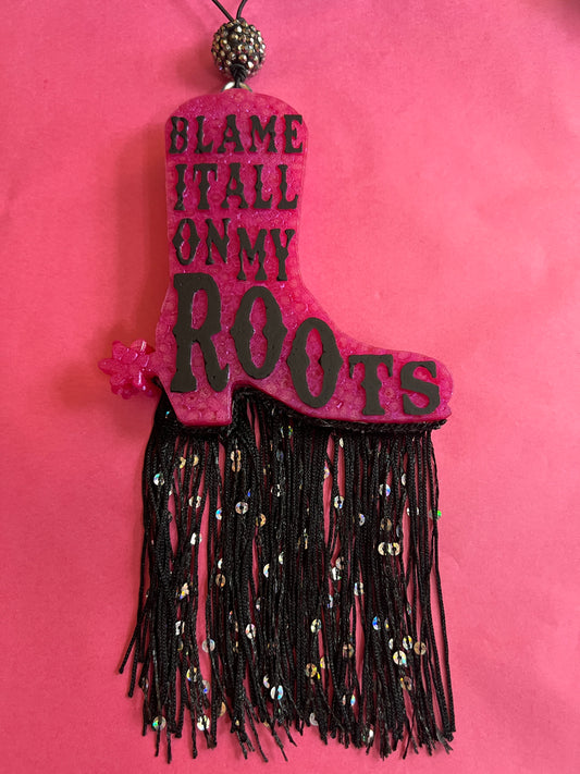 "Blame It On My Roots" Boot- Watermelon Patch