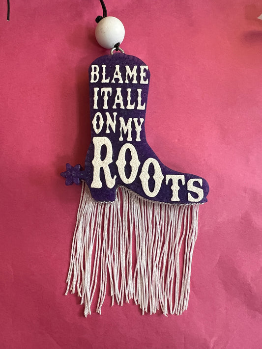 "Blame It On My Roots" Boot- Belize Tropical Cabana