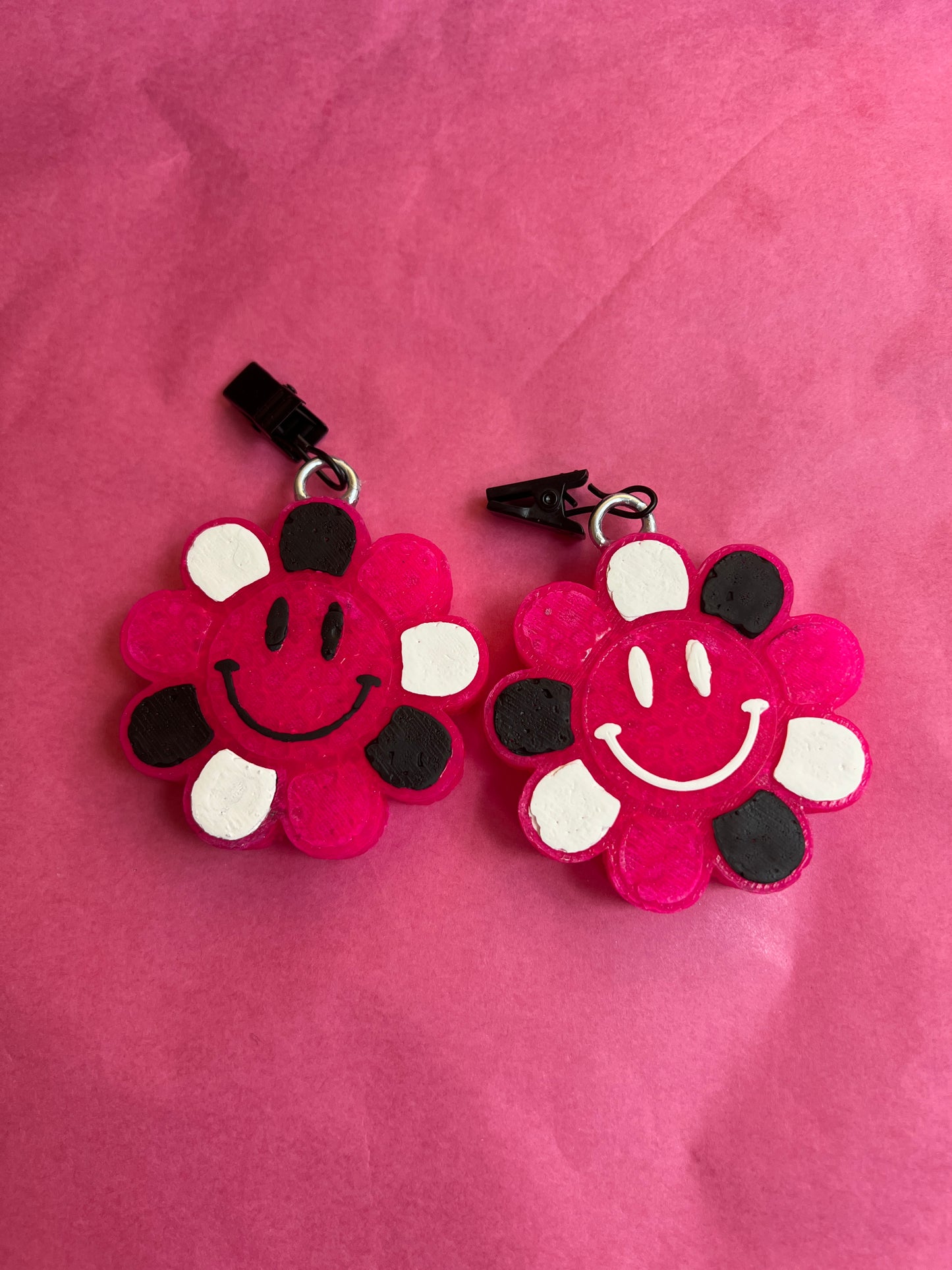 Smiley Flower Vent Clips - Sweet Grace