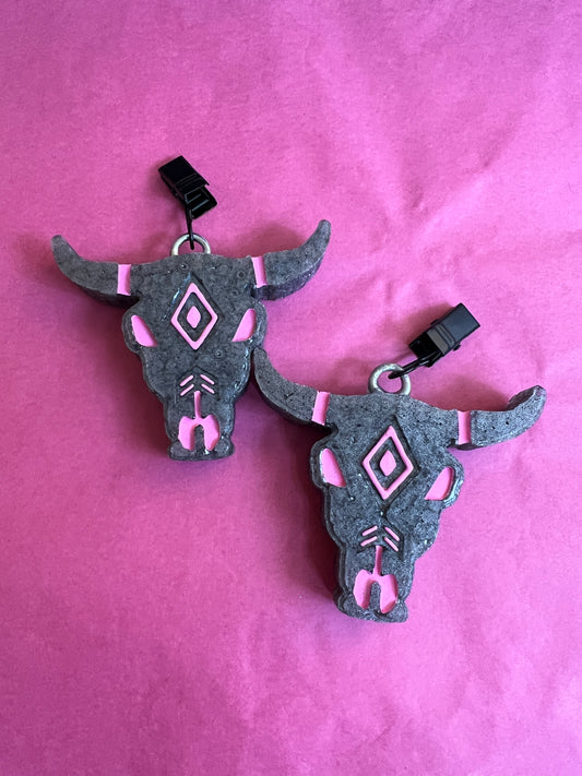 Set of 2 Longhorn Vent Clips - Fresh Linen