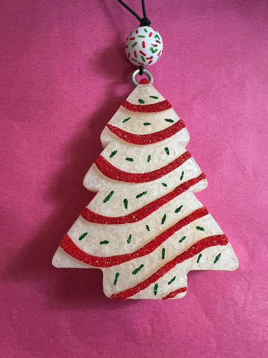 Christmas Tree Snack Cake  - Vanilla Bean Noel