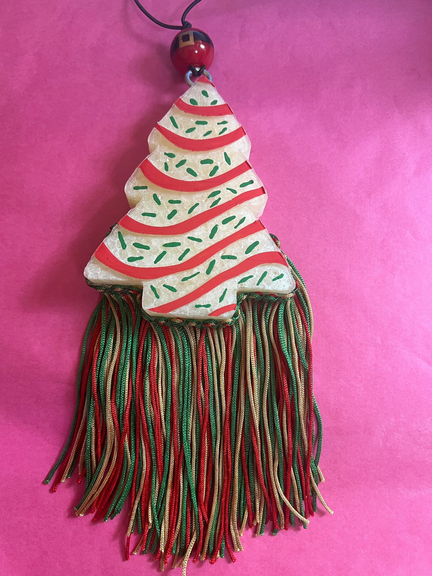 Christmas Tree Snack Cake - Peppermint Twist