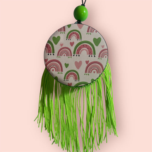 Boho Rainbows And Hearts - Watermelon Patch