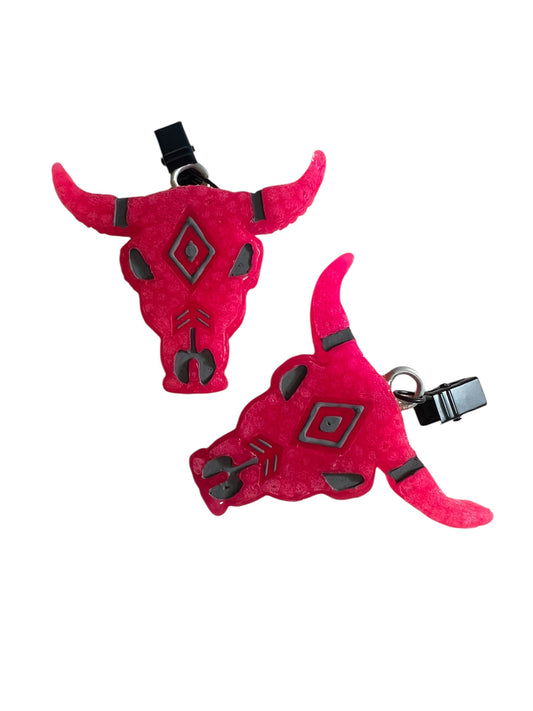Set of 2 Longhorn Vent Clips - Sweet Grace
