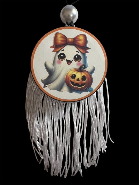 Ghost With Pumpkin - Wicked Apple