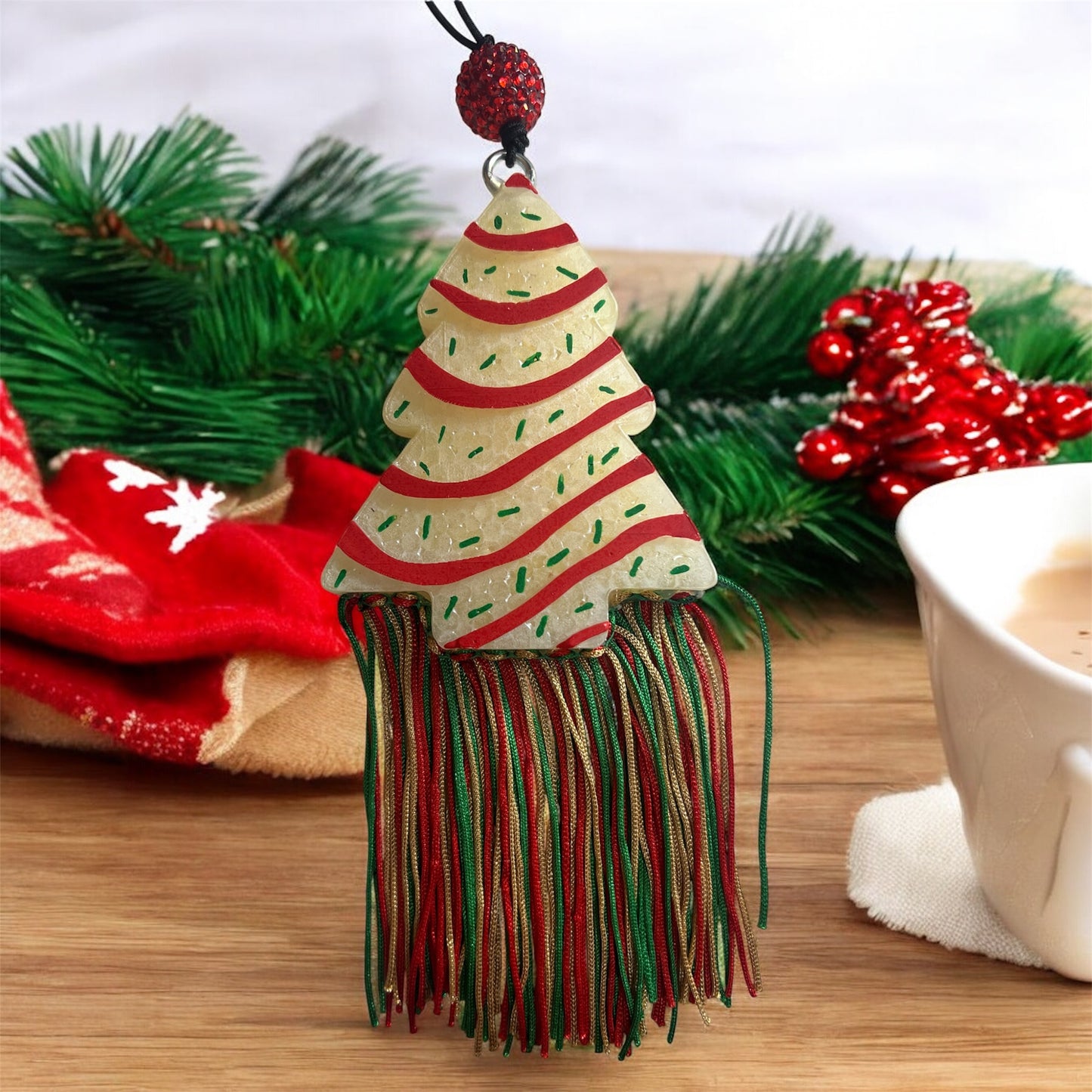 Christmas Tree Snack Cake - Grinchmas Crunch