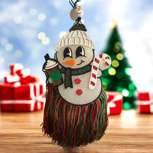 Snowman  - Winter Candy Apple