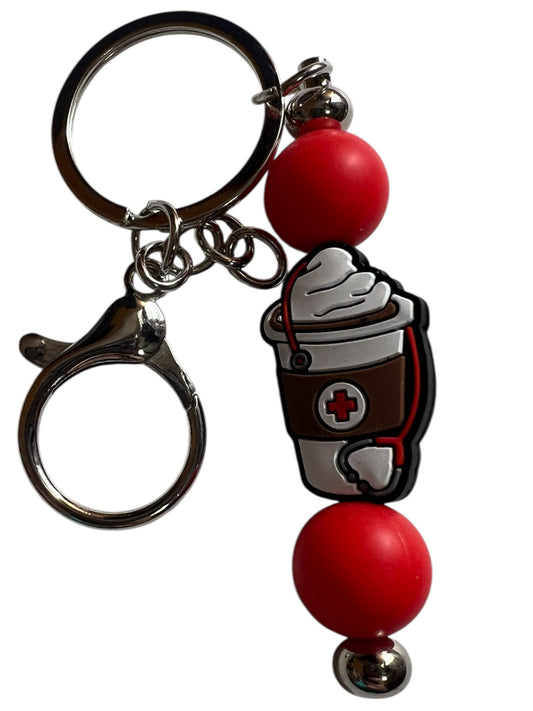 Medical Coffee Keychain