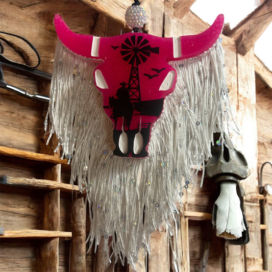 Large Longhorn (Ranch Silhouette) - Dreamcicle