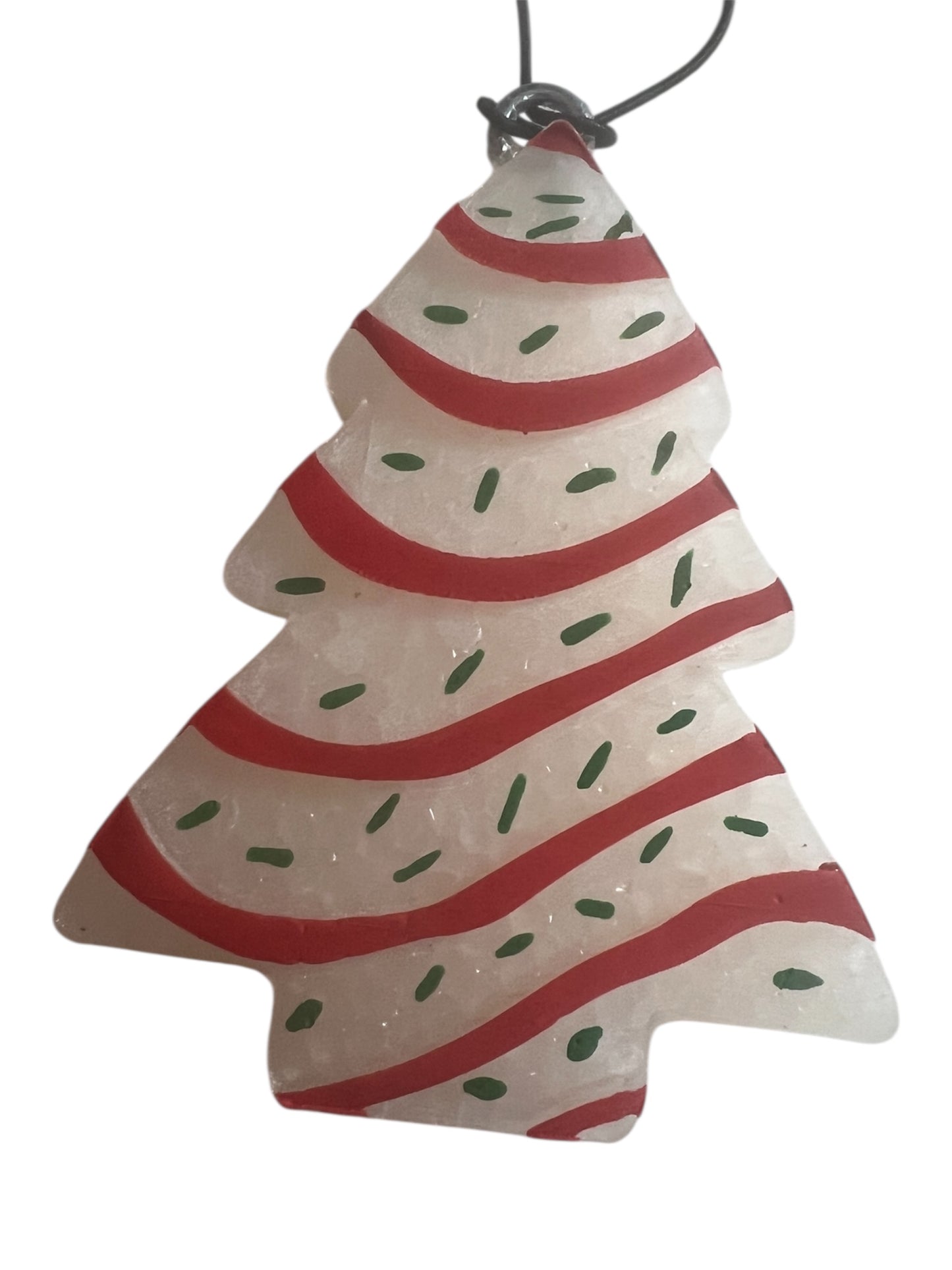 Christmas Tree Snack Cake - Winter Candy Apple