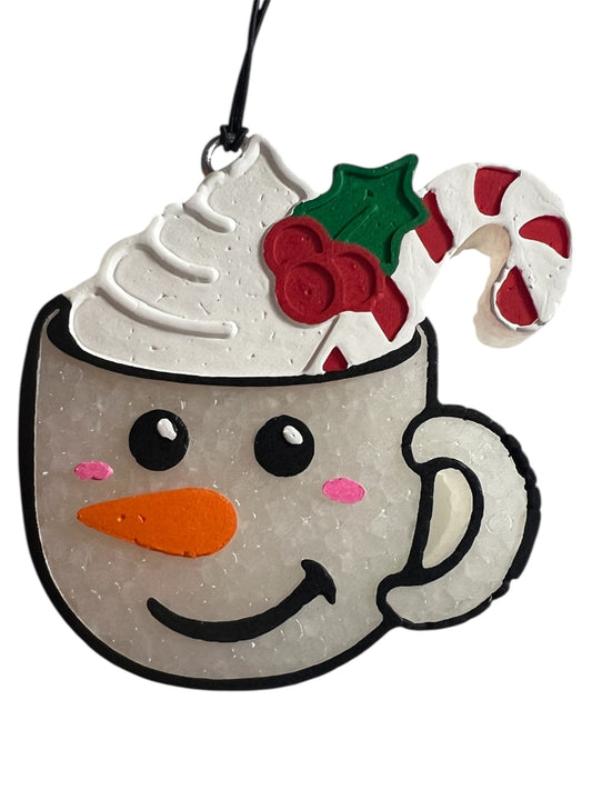 Snowman Mug  - Winter Candy Apple