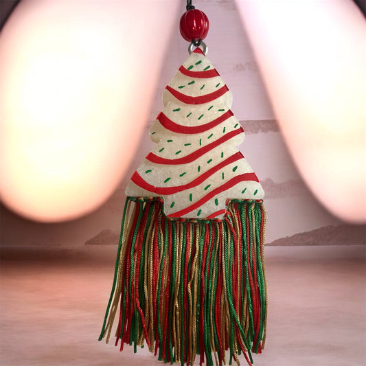 Christmas Tree Snack Cake - Peppermint Twist