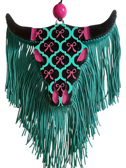 Large Longhorn (Coquette Bows) - Volcano