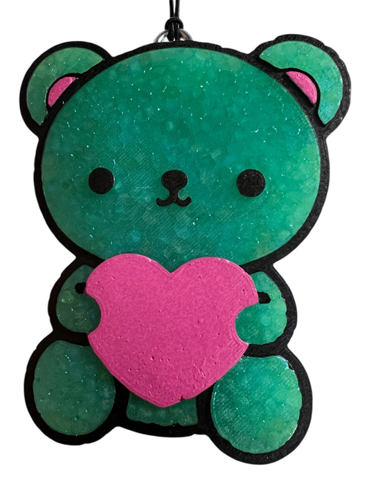 Teddy Bear With Heart - Strawberry Pound Cake