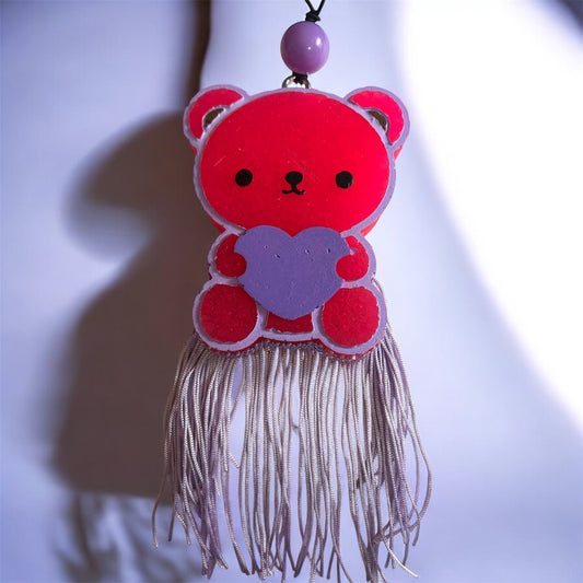 Teddy Bear With Heart - Dreamcicle