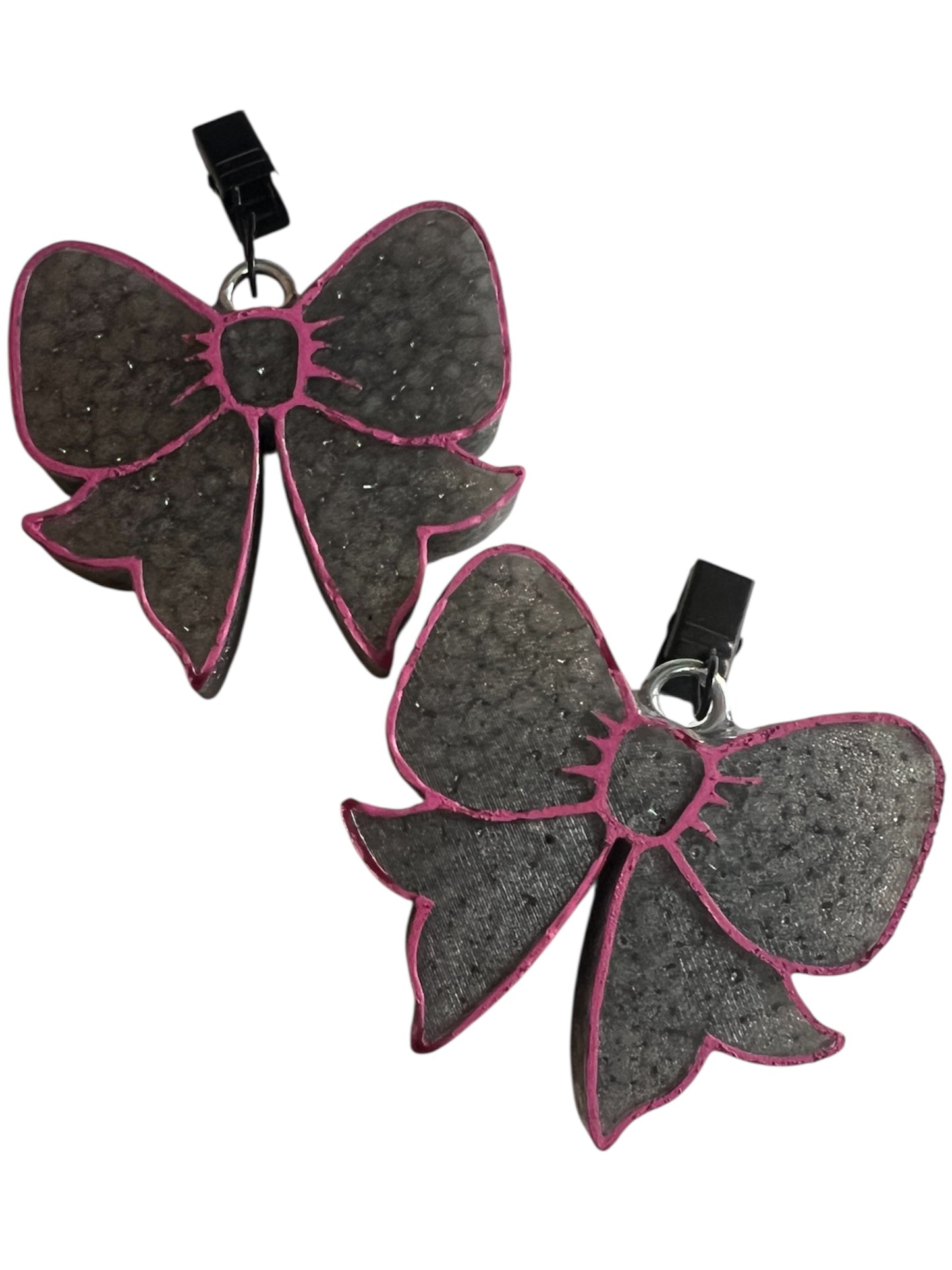 Bow Vent Clips - Sugared Lemon Zest