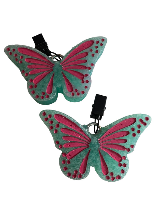 Butterfly Vent Clips - Black Ice