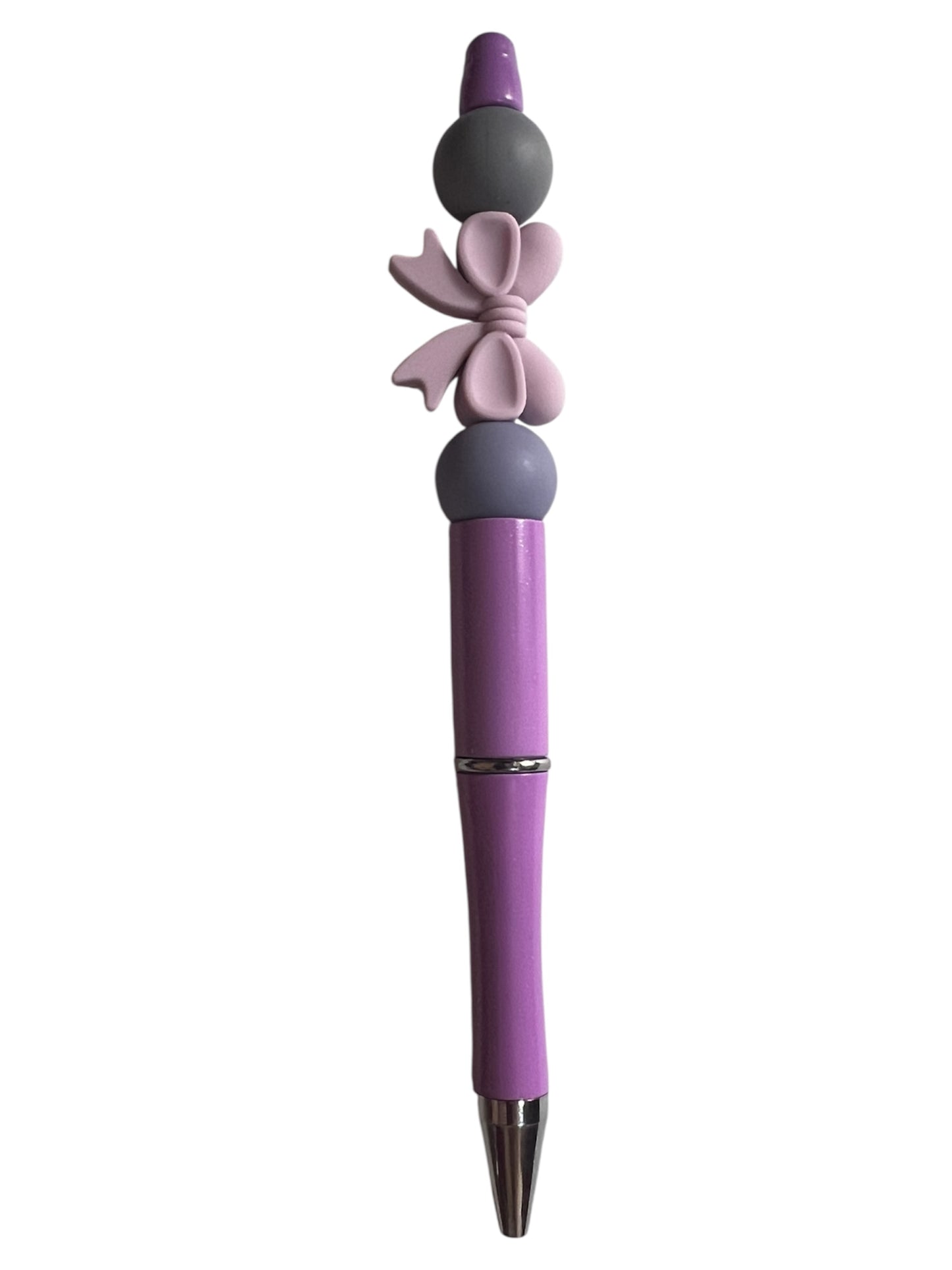 Purple Bow Pen