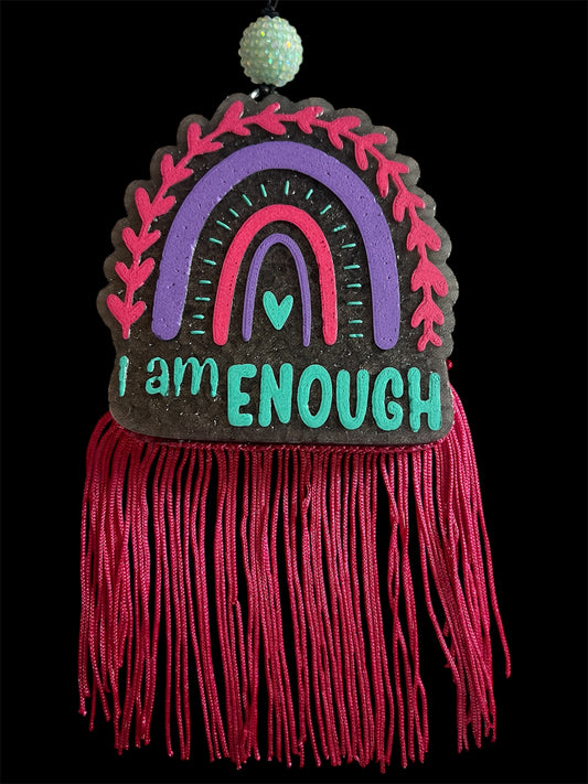 "I Am Enough" Rainbow - Fresh Linen
