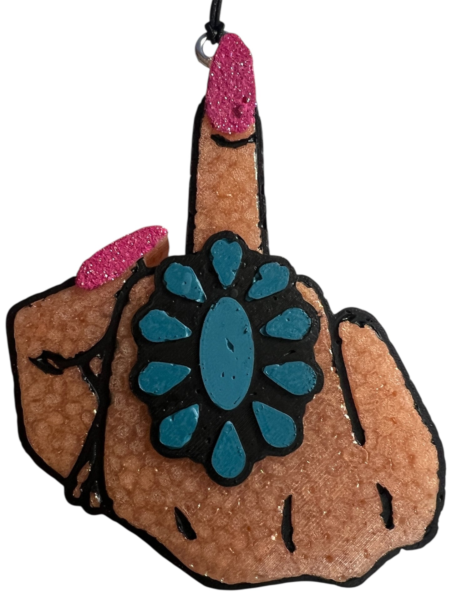 Western Glam Middle Finger - Strawberry Lemonade