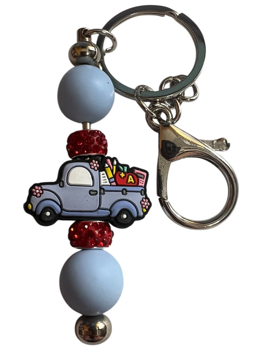 Teacher Truck Keychain
