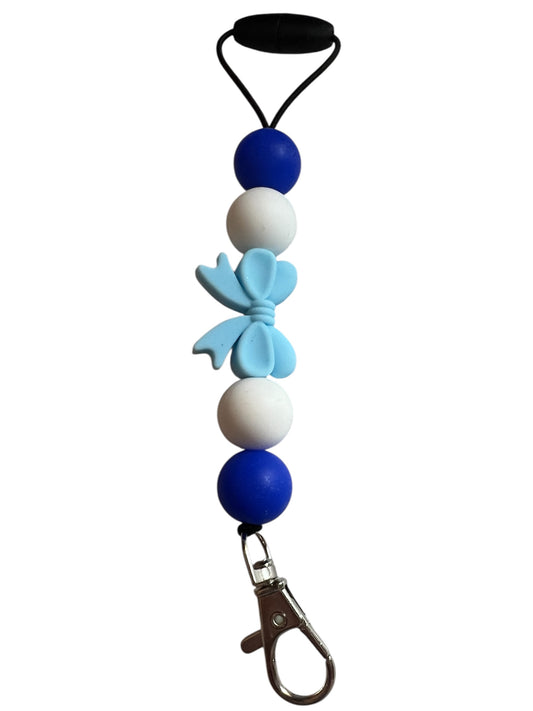 Blue Bow Freshie Hanger